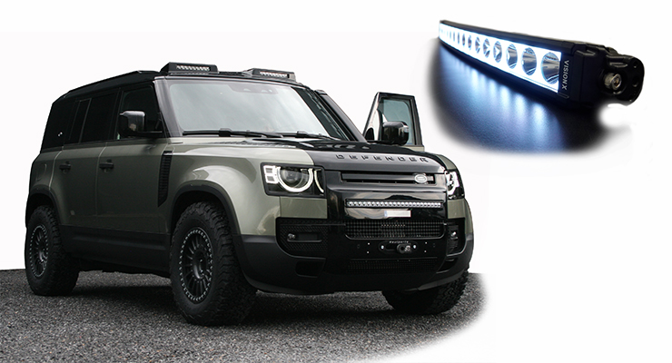 Land rover deals defender led lights