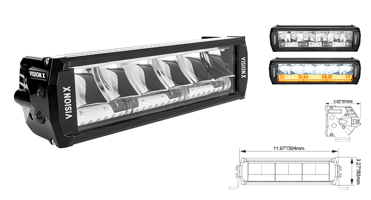 BARRE LED POUR QUAD 61 CM - VISION-X - 1001 Quads